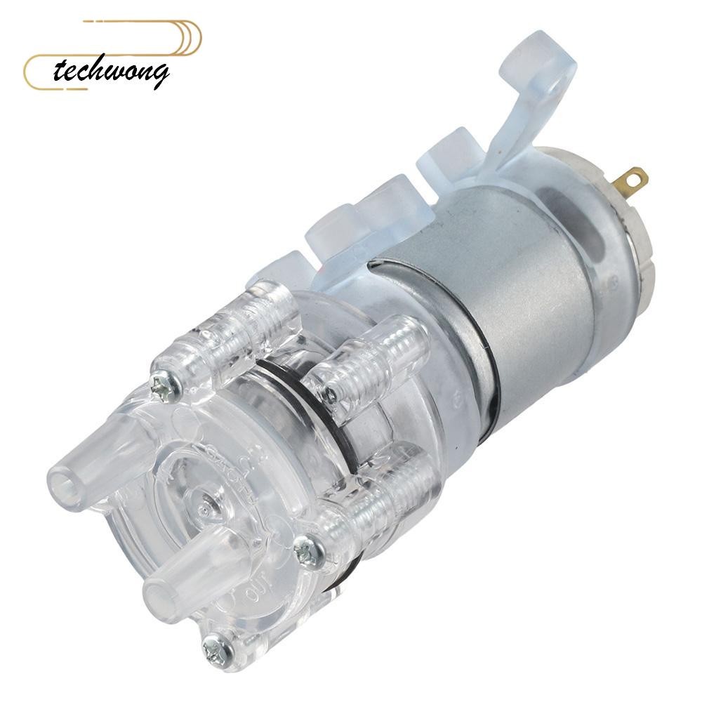 TECHWONG Self Priming, DC 6V ถึง 12V R385 ปั๊มไดอะแฟรม, เครื่องใช้ในบ้านที่ทนทาน EK1970 Micro ปั๊ม C