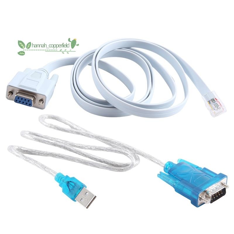 ต้อนรับเพื่อนที่จะสั่งซื้อสินค้าRJ45 Network Cable Serial Cable Rj45 to DB9 และ RS232 เป็น USB (2 in