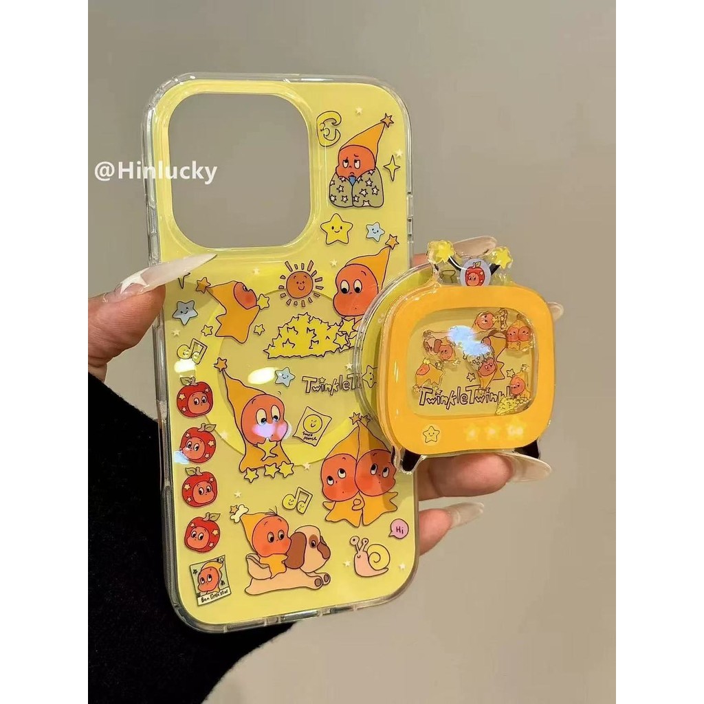 ทีวี Starman เขย่าเพลงวงเล็บแม่เหล็กเคสโทรศัพท์เหมาะสําหรับ iPhone11/12/13/14/15/16 12Promax 11Promax 12Pro 14plus 15Promax CYL2