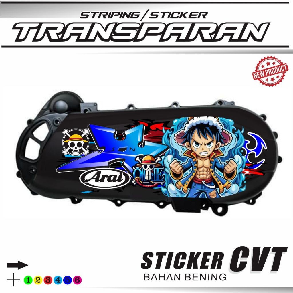 VARIATION Arai สติ๊กเกอร์ CVT แบบใส