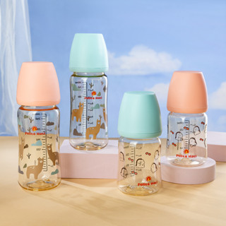 260ml / 150ml ขวดคอกว้างพร้อมจุกนมซิลิโคนขวดนมเด็ก วัสดุ PP …