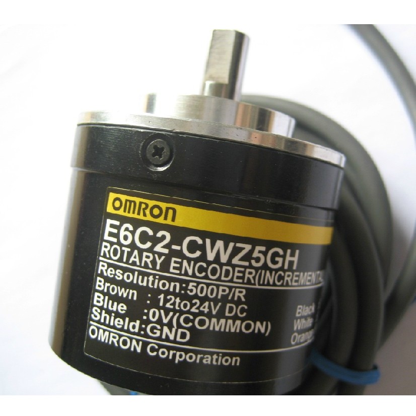 Optoelectronic Encoder E6C2-CWZ5G 20P/R ABZ Triple Items ไม่สูญเสียชีพจร