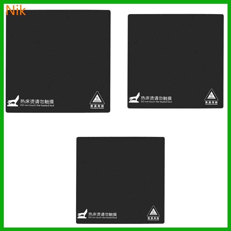 บ๊๊๊ลก.ศ. Square 220 214 310mm Print Build Plate Sticker Sheet 3D Printer Build Plate