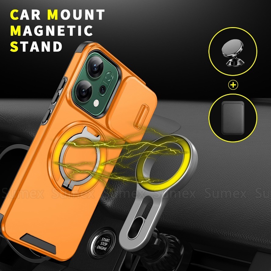 เกราะแหวนยึดสําหรับ OPPO Reno14 Reno 14 Pro 14F 4G 5G เคสโทรศัพท์สไลด์กล้องปกป้องกันกระแทกปกแข็ง OPO Rino 13 13F Reno14F Reno14Pro 2025 ราคา ถูกที่สุด ดีลบีเคเค แกลเลอรีภาพที่ 4