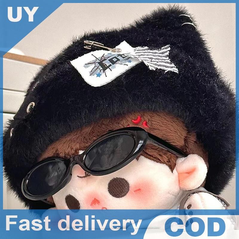 1PC ตุ๊กตาสัตว์ DIY อุปกรณ์เสริมแฟชั่นแว่นตาสําหรับ 10 ซม.ผ้าฝ้ายตุ๊กตาน่ารักแว่นตา