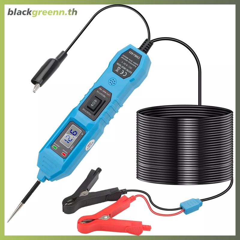 BREE Fuse Tester LCD Circuit Tester 3.5-36V DC Battery Power Detector Fuse Tester LED ปากกาทดสอบไฟฟ้