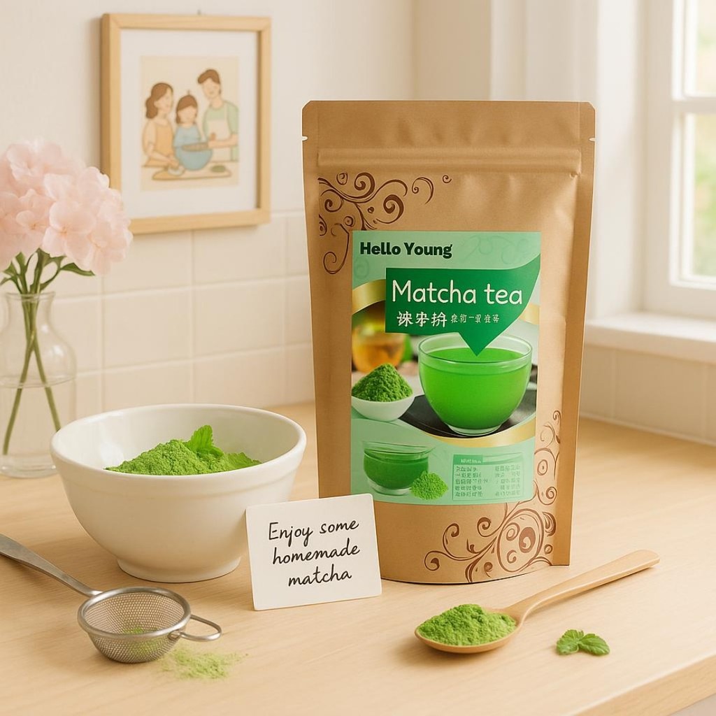 100g Organic Ceremonial Matcha Powder – Authentic Japanese Otsuka Green Tea for Lattes & Baking