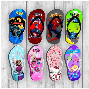 D88 รองเท้าแตะเด็กตัวละคร