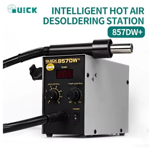 Quick 857DW+ของแท้100%เครื่องเป่าลมร้อนระบบดิจิตอล