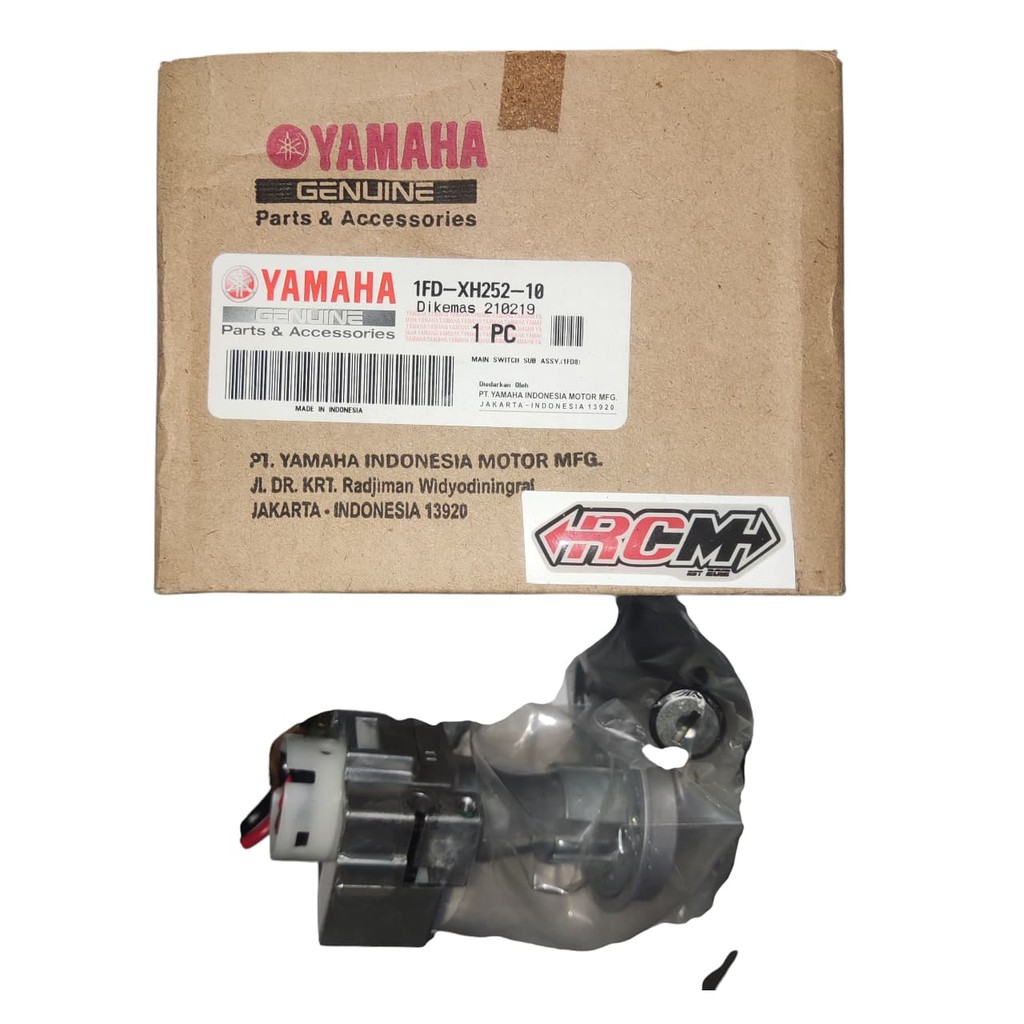 1FD-XH252-10 STOP KEY SET VEGA FORCE FI FE F1 F 1 INJECTION INJECTION ORIGINAL YAMAHA YGP ของแท้