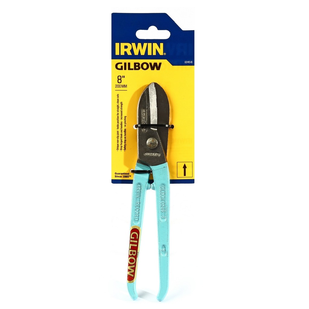 IRWIN (IRWIN) กรรไกรตัดโลหะ ปากตรง 8 นิ้ว