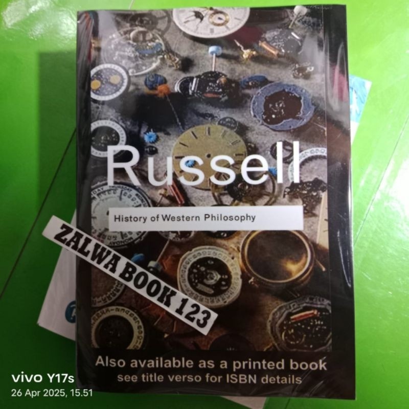 HISTORY OF WESTERN PHILOSOPHY BOOK