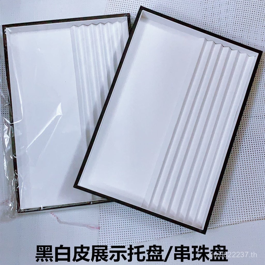 ถาดต่างหู En เครื่องประดับ Smooth Props ถาดแสดงจี้แหวนเครื่องประดับดูถาดหนังสร้อยคอสร้อยข้อมือ 2TTH