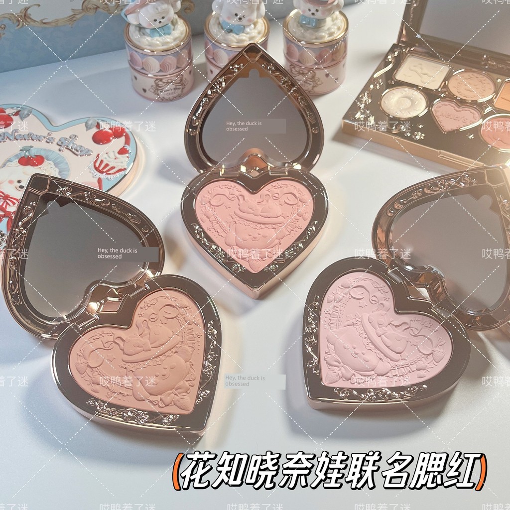 flower knows flower knows blush Flower Knows Velvet Mist Blush พัฟลายนูน