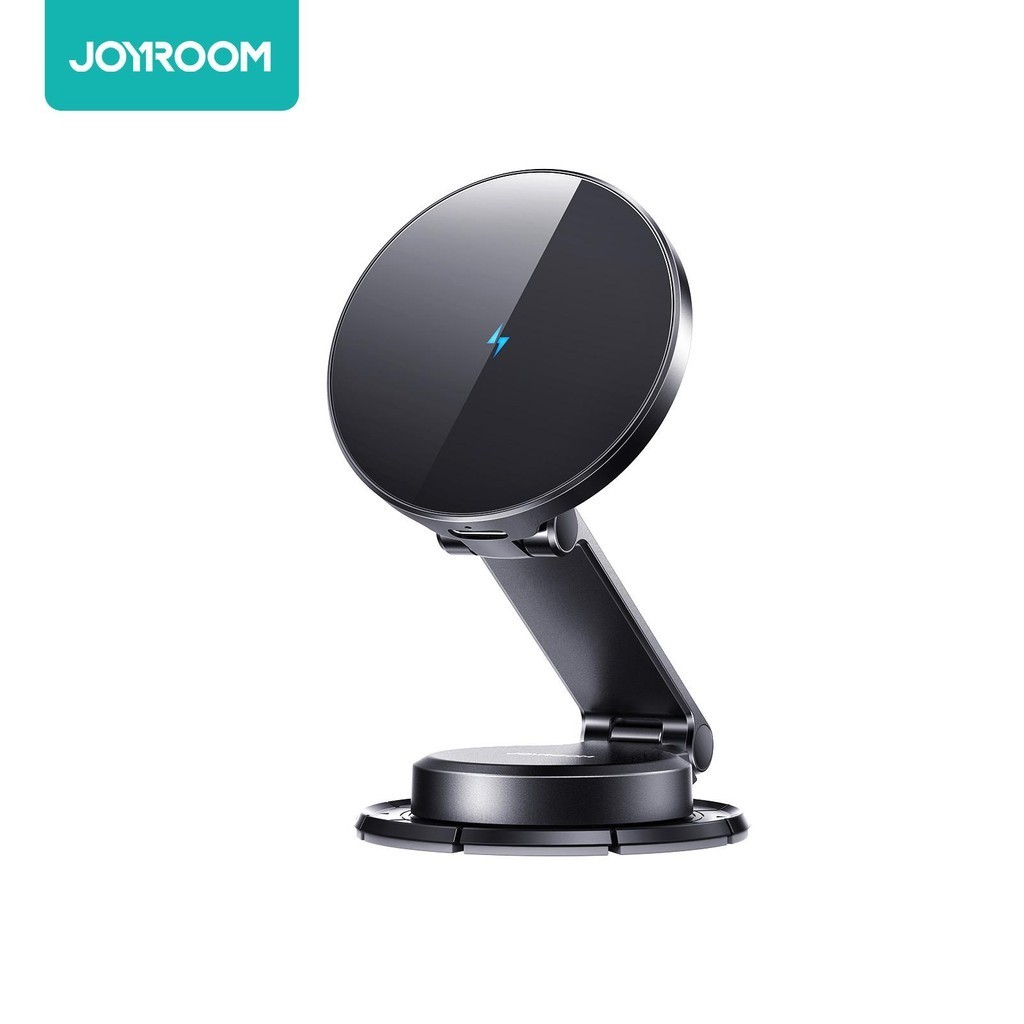 JOYROOM รุ่น JR-ZS408 ที่ชาร์จในรถไร้สายแบบแม่เหล็ก 15W พอร์ต type C เป็นโลหะ พับและหมุนปรับได้360°