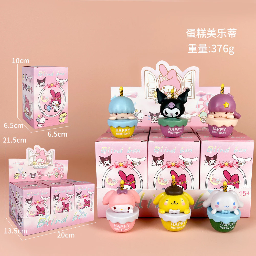 💥 จัดส่งจากประเทศไทย 💥6 ชิ้น/เซ็ตกล่อง การ์ตูนตุ๊กตารุ่นคริสต์มาสของเล่นเค้ก Topper เค้กตกแต่งเครื่องประดับ อะนิเมะ Pvc ของเล่นของขวัญรุ่น Q ตุ๊กตารูปสําหรับเด็ก thumbnail 10