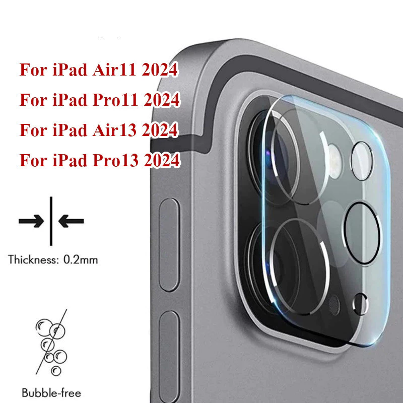 ฟิล์มกระจกนิรภัยป้องกันกล้องเลนส์ สำหรับ Ipad Air11 2024/Air13/Pro11 2024 (M4)/Pro13 2024 Air4 Air5 2020/2021 12.9 007