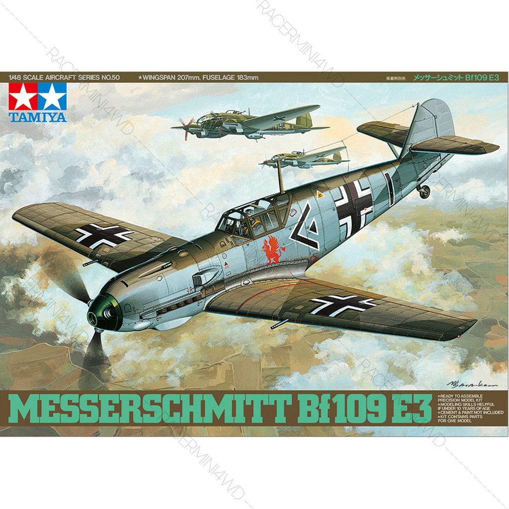 TAMIYA 1/48 Messerschmitt Bf109 E-3 61050
