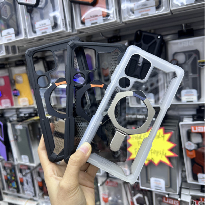 Uag Plasma XTE PRO สําหรับ Samsung Galaxy S24 Ultra Case S23 Ultra Plus Magnetic พร้อม Kickstand ฝาครอบป้องกันโปร่งใส