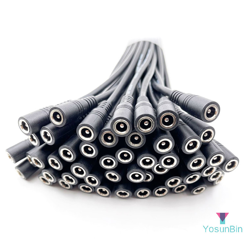 YosunBin] 10 ชิ้น 5.5x2.1 ปลั๊กตัวผู้หรือหญิงสายขั้วต่อสายไฟสําหรับ 3528 5050 LED Strip Light ใหม่ - รูปที่ 6