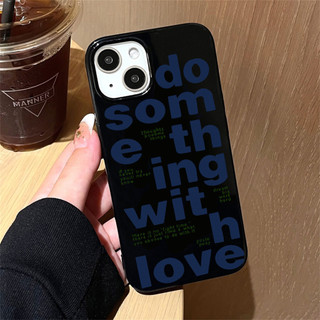 เคส for iphone 17 Air 11 12 13 14 15 16 Pro Max XR X XS Max 7 8 Plus 15Plus SE จดหมาย เคสโทรศัพท์มือถือ ซิลิโคนอ่อนนุ่ม