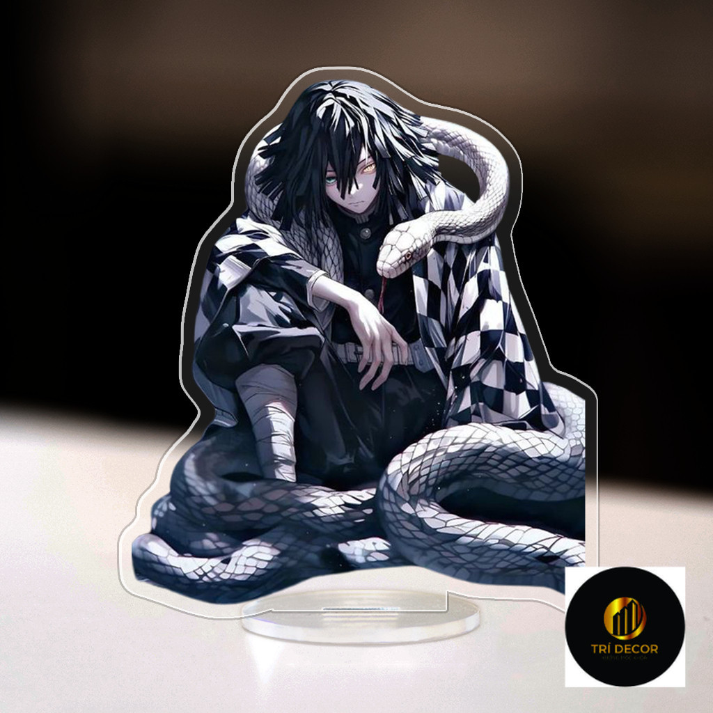 Standee Model, พวงกุญแจ Iguro Obanai Kimetsu ไม่มี Yaiba มังงะอะนิเมะของขวัญสําหรับเพื่อน