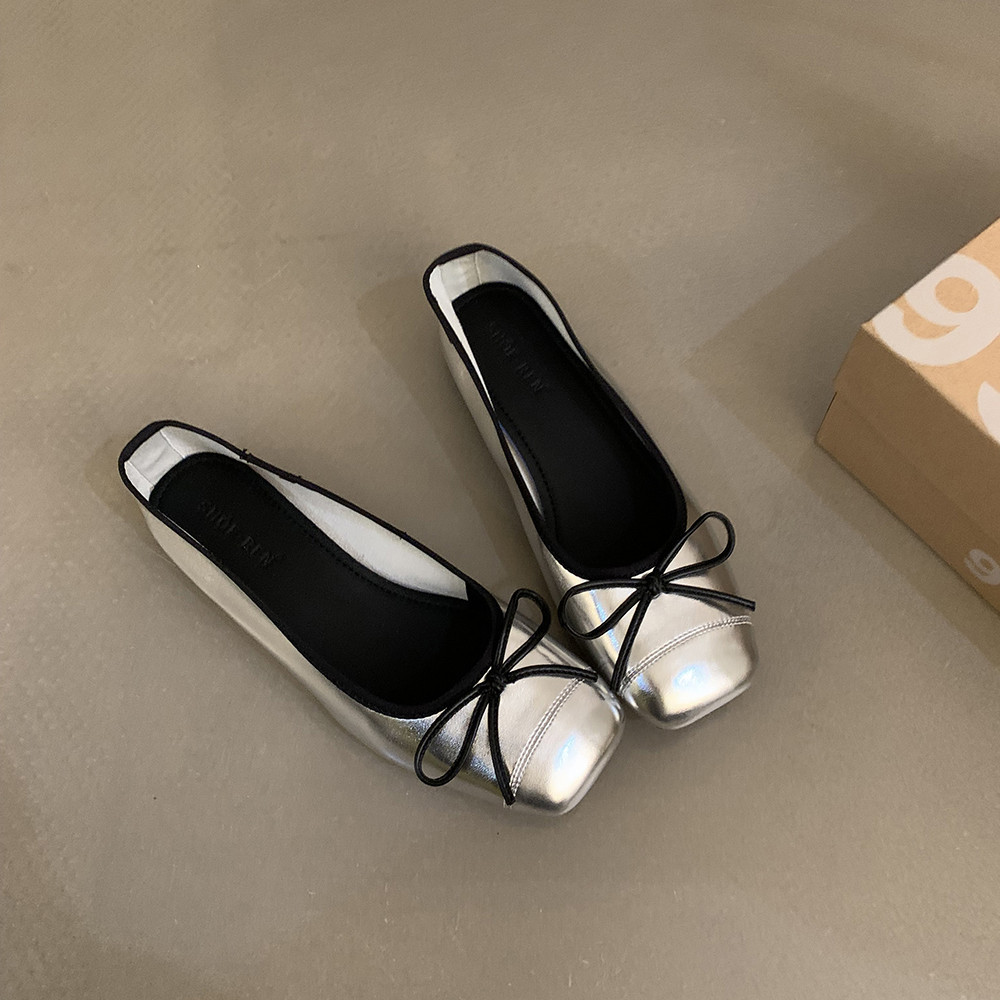 ผู้หญิงรองเท้าแบนกลางแจ้งสบายๆสบายมัลติฟังก์ชั่รองเท้าแตะโบว์แบนสําหรับสุภาพสตรี - รูปที่ 6