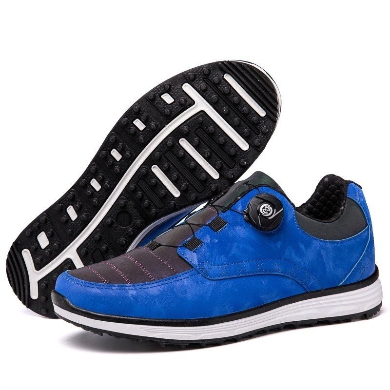 New Men's Leather sneakers Casual Breathable Golf Shoes Size 39-46 x7au