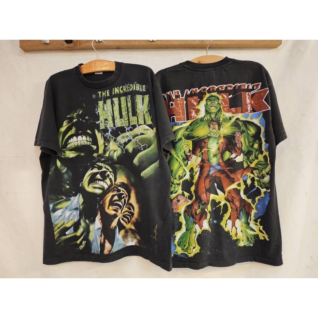 เสื้อลายHULKสกรีนBIG.(ป้ายดาบแดง)