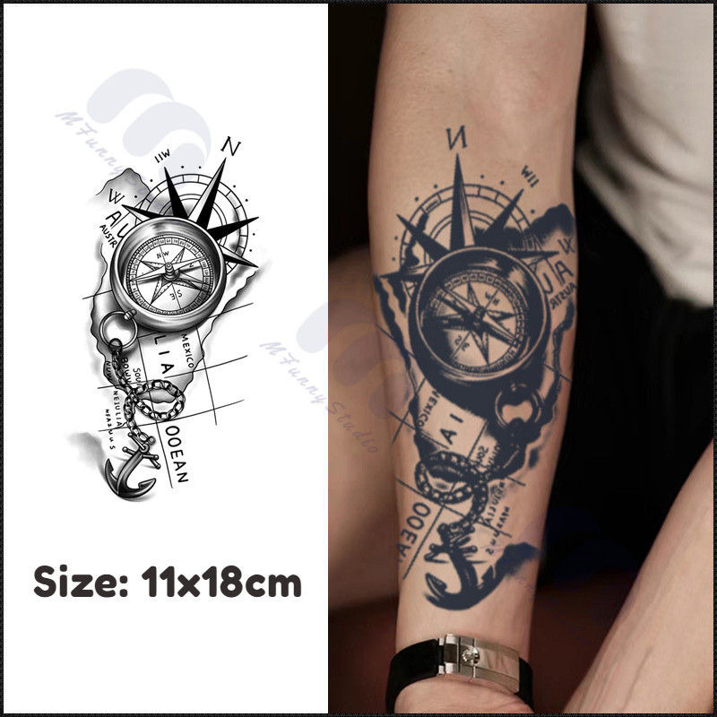 【MF Magic Tattoo】สติ๊กเกอร์รอยสักชั่วคราวกันน้ําติดทนนาน 15 วัน