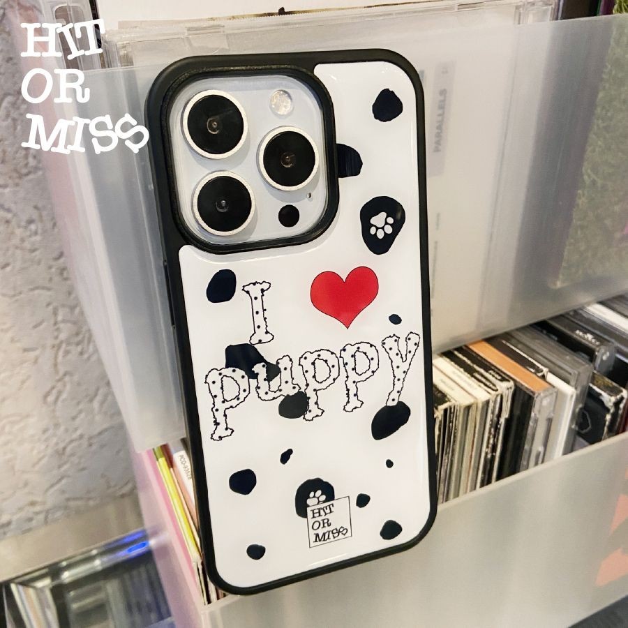 น่ารัก Spotted Puppy เคสโทรศัพท์เหมาะสําหรับ iPhone15 14 13 11 12Promax 11Promax 12Pro 14plus 15Promax XS XR X Shock-resistant Case M0Y1
