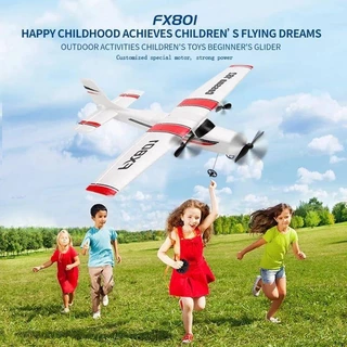 FX801 RC บิน EPP โฟมเครื่องร่อน 2.4G 2CH RTF รีโมทคอนโทรลเครื่องบิน Fixed Wingspan RTF เครื่องบินของเล่นของขวัญสําหรับเด็กเด็ก