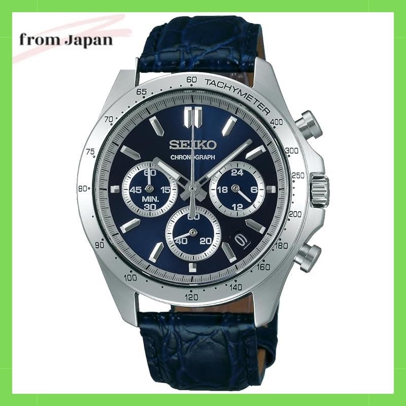 Seiko Watch Selection Quartz Chronograph (Holid Triple Eye) Sbtr019 Mens Navy