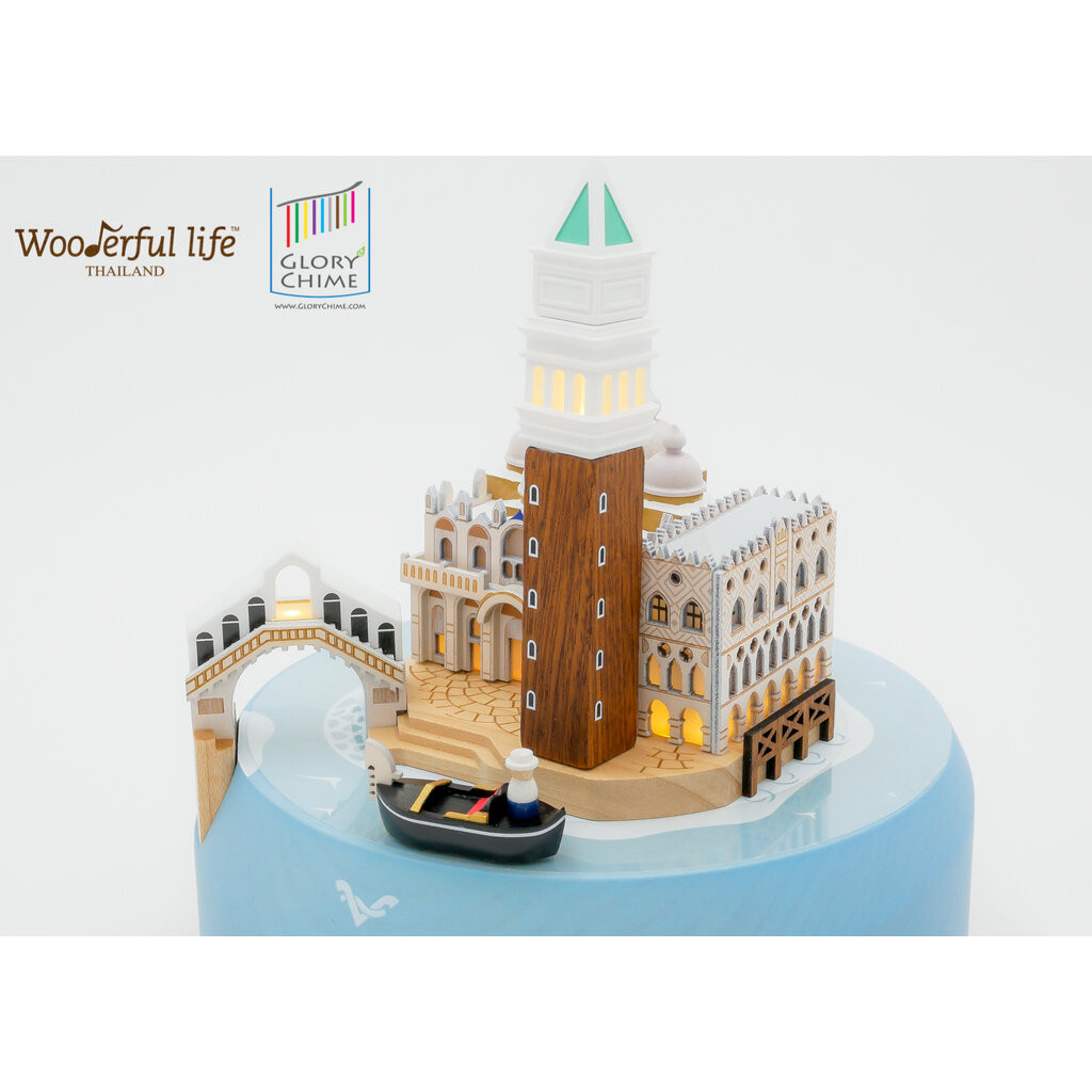 Wooderful life กล่องดนตรีไฟฟ้า เวนิส เพลง The Beautiful Blue Danube - รูปที่ 4