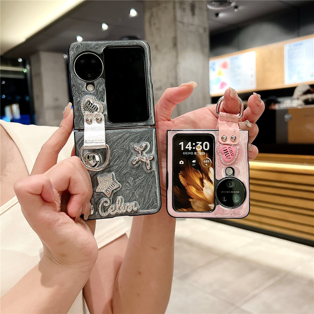 บอลลูนสุนัขสไตล์ Hard Case สําหรับ OPPO Find N2/N3 Flip Case หยดกาวกระบวนการกันกระแทกโทรศัพท์กลับน่ารักกรณีฝาครอบ ราคา ถูกที่สุด ดีลบีเคเค รูปภาพหลัก