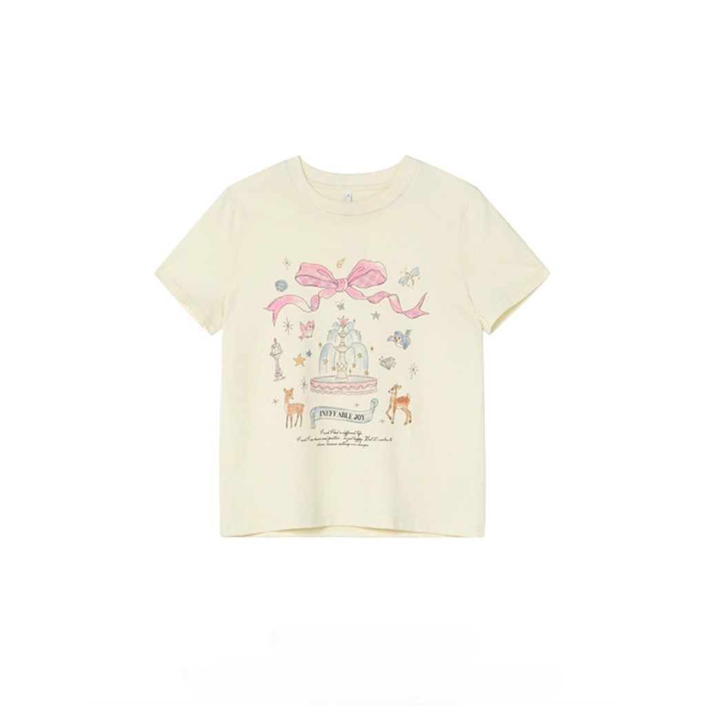 เกาหลี เสื้อแบบดารา เสื้อยืดแขนสั้น CMDXY1035 ผู้ชาย ผู้หญิง ลายทาง ตัวอักษร หลวม ลายสกรีน ฤดูร้อน ฤดูใบไม้ผลิ ราคา ถูกที่สุด ดีลบีเคเค แกลเลอรีภาพที่ 2