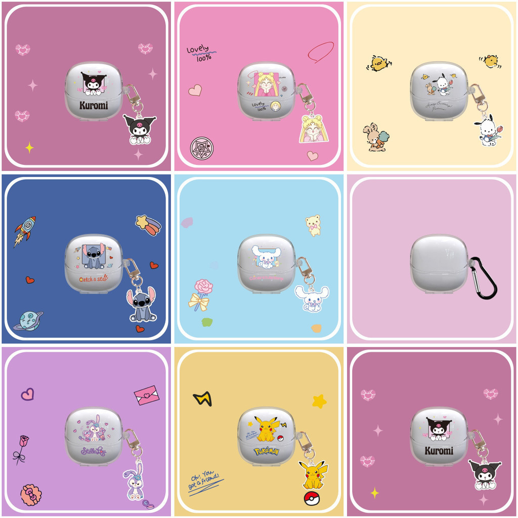 นําไปใช้กับ Xiaomi Buds 5 เคส Case สําหรับ เสี่ยวหมี่ ตา 5 เคสหูฟัง วาดภาพโปร่งใสน่ารัก