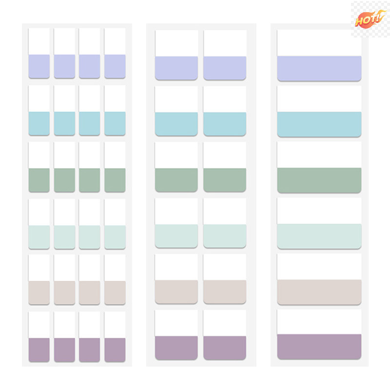 MEET 240 ชิ้น Multicolor Sticky Writable ที่ถอดออกได้ Index Tabs เครื่องหมายบุ๊คมาร์คหมายเหตุ VN