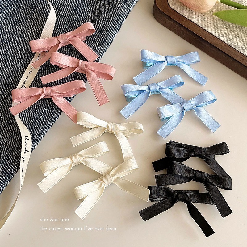 1 ชิ้นผู้หญิงหวานสาวน่ารัก Bowknot Hairpin กิ๊บติดผม Headwear เครื่องประดับผม