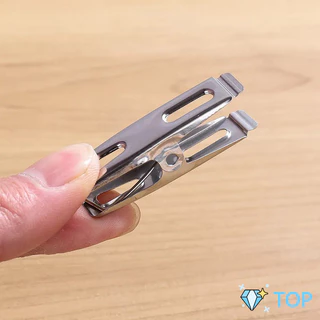 กิ๊ฟหนีบผ้าสแตนเลส คลิปหนีบผ้า ตัวหนีบผ้า clothespin แพ็ค 20 ตัว ไม้หนีบผ้า ไม่เป็นสนิม มินิมอล
