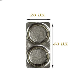 1ชิ้น แม่เหล็กติดป้ายชื่อ 40x20mm แม่เหล็ก แพรแถบ ป้ายชื่อ เฉพาะหลัง(ตามรูป) แม่เหล็กป้ายชื่อ