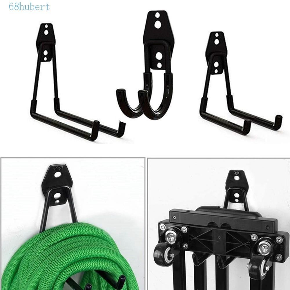 Hubert Garage Organizer พร ้ อมสกรู Heavy Duty Bike Hanger Wall Mount สําหรับบันไดสวนเครื ่ องมือ
