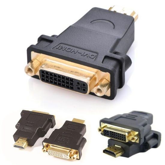 ตัวแปลง DVI 24+5 24+1 เป็น HDMI DVI-I เป็น HDMI - ตัวแปลง DVI ตัวผู้เป็นตัวเมีย HDMI