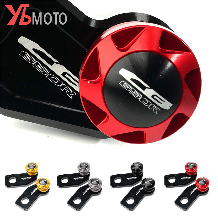 สำหรับ Honda CBR650R CB650R CBR650F CB650F CBR 650R/650F CB 650R/650F โซ่ปรับกรอบรูป Swingarm Spools