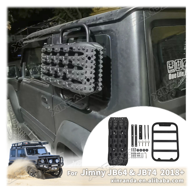Escape board Self Rescue Mud Anti Skiding แผ่นด้านหลังหน้าต่างวงเล็บบันไดสําหรับ Suzuki Jimny JB64 S