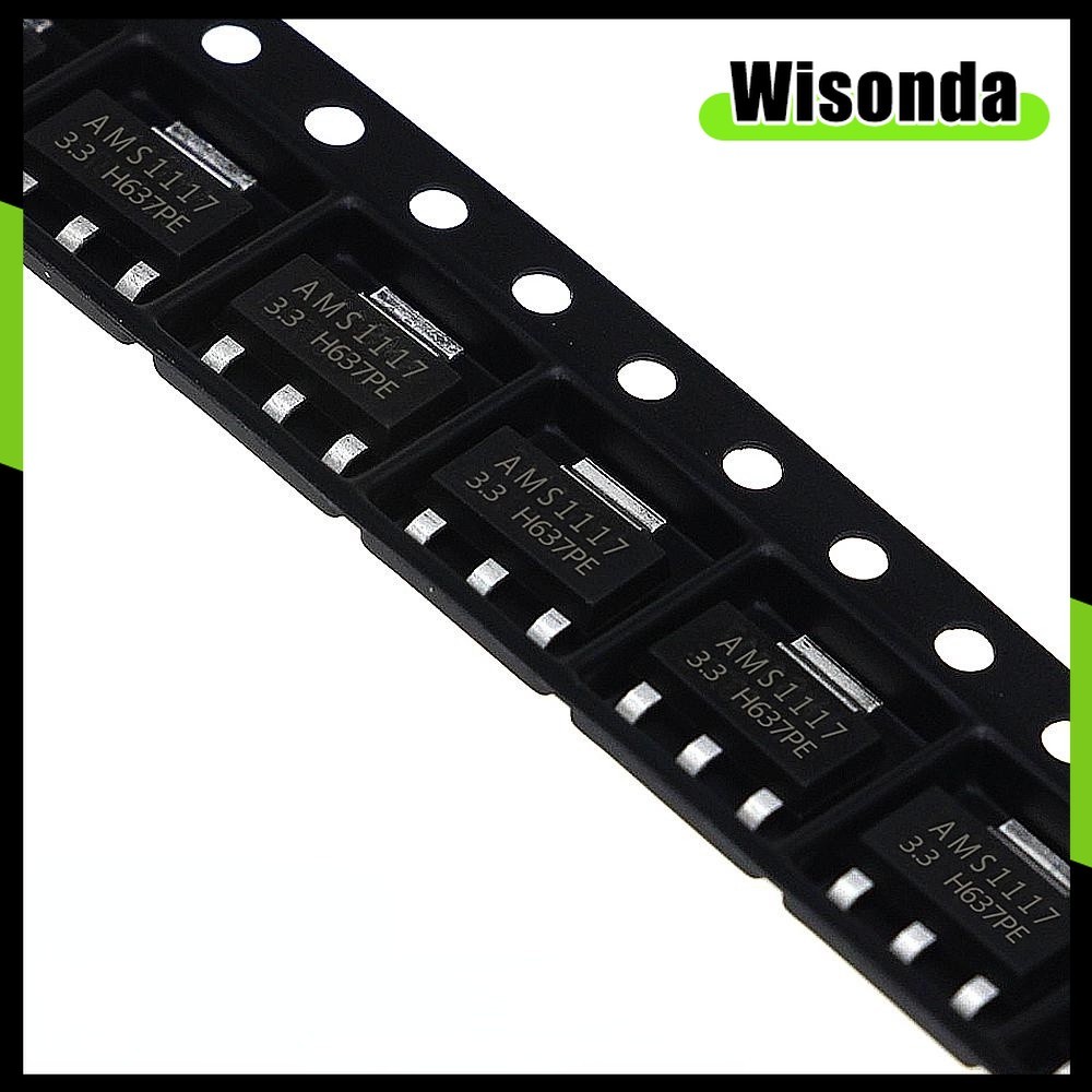 50pcs Original AMS1117 LDO SOT-223 AMS1117 3.3V 1.2V 1.5V 1.8V 2.5V 5.0V ADJ AMS1117 LM1117 1117 แรง