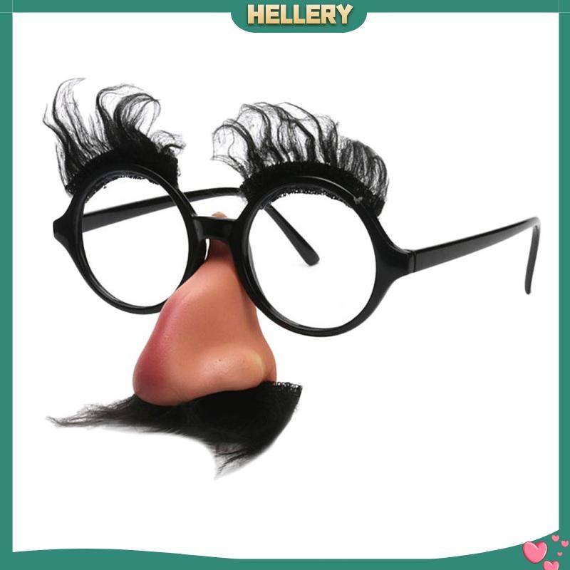 [HelleryTH] Funny Halloween Disguise Big Nose Glasses Specs Fancy Dress up Toy