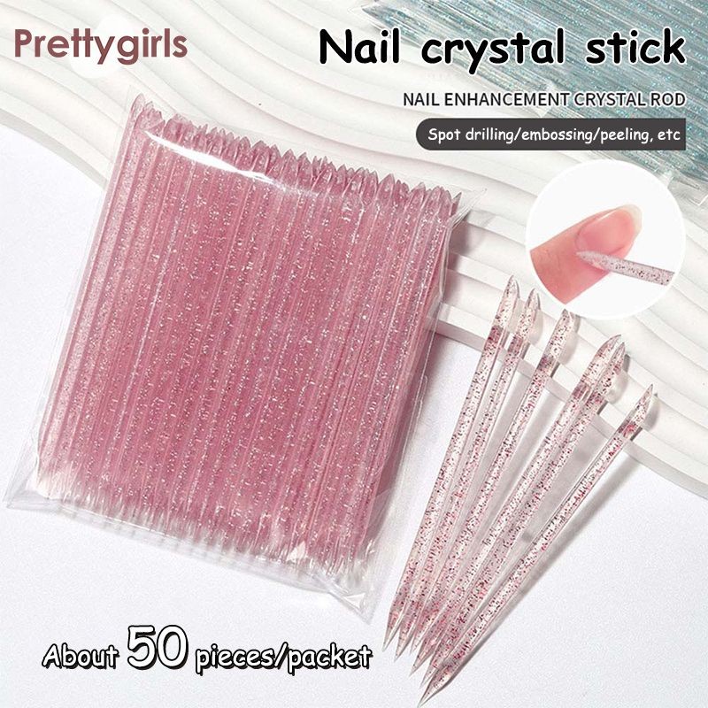 PY.tharty Crystal Glue Stick Double Headed Glue Takeout Stick Multi Functional Glue Stick-PY