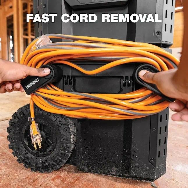 Toughbuilt TB-B1-A-31 STACKTECH พลาสติกพันสายไฟ Stackable ToolBox พิเศษสายไฟ Winder คงที่เชือกลวด Organizer อุปกรณ์เสริม