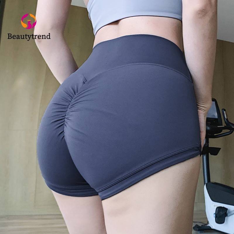 【Beautytrend】กางเกงขาสั้น เซ็กซี่ ยืดหยุ่นสูง สําหรับเล่นกีฬา ขี่จักรยาน